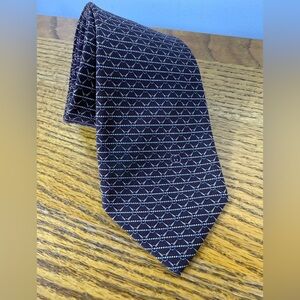 Vintage Gucci Mens Silk Neck Tie Italy‎ Brown Officewear